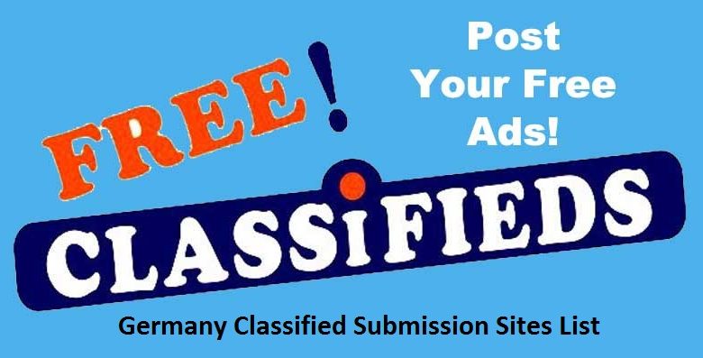 Top 60+ Germany Classified Submission Sites List