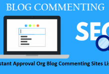 Instant Approval Org Blog Commenting Sites List